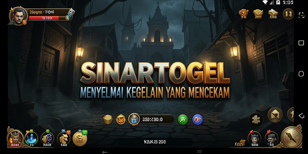 Tangkapan layar gameplay SINARTOGEL yang menampilkan suasana menakutkan.