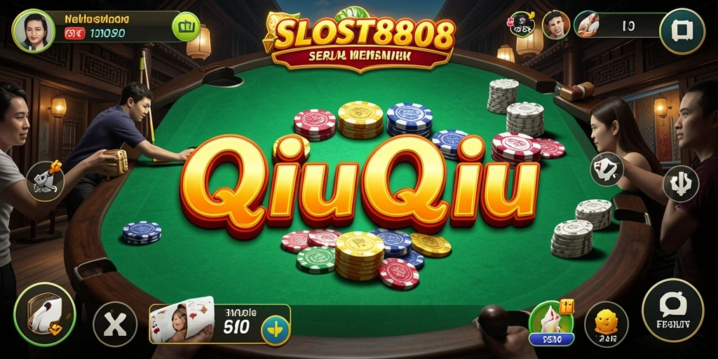Tampilan gameplay seru dari SLOST8808 dengan banyak pemain yang berkompetisi.
