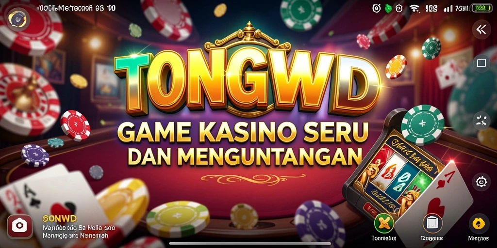 Tampilan gameplay TONGWD yang mengasyikkan dengan berbagai opsi permainan Kasino.