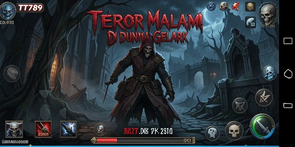 Screenshot utama TT789 menunjukkan suasana mencekam yang menegangkan.