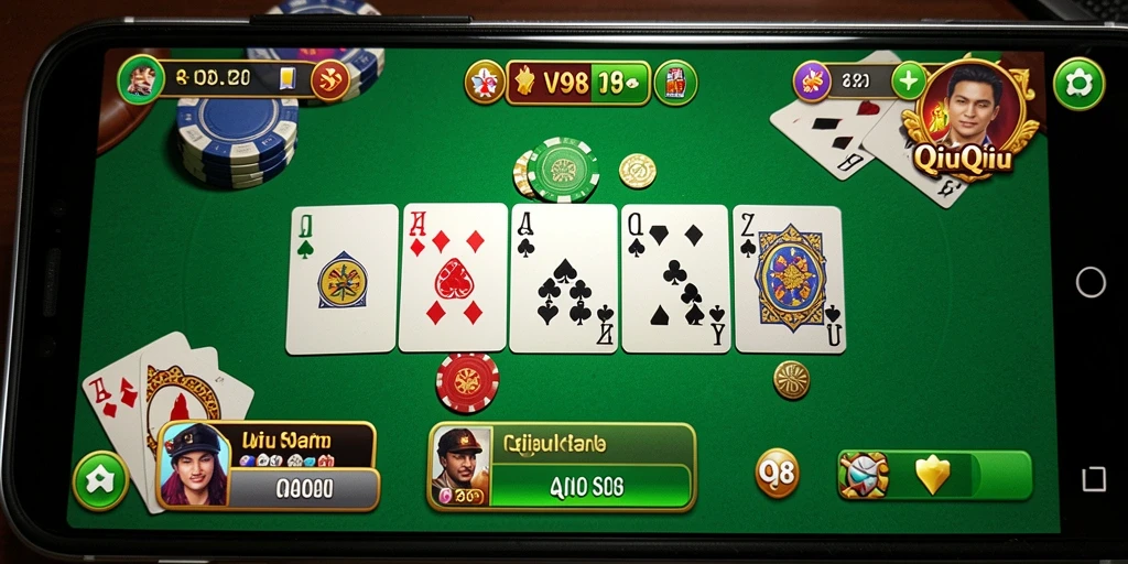 Tampilan gameplay seru dari V98 dengan pemain yang terlibat.