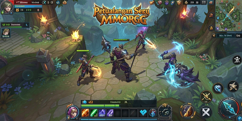 Tampilan gameplay <strong>VT38</strong> yang seru dan mendebarkan dalam dunia MMORPG.