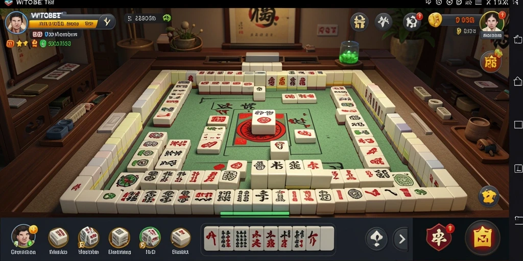 Screenshot utama WTOBET menampilkan gameplay Mahjong yang menarik dan menantang.